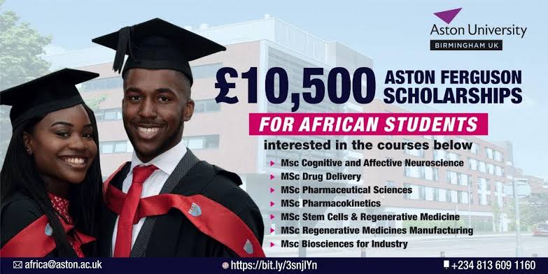 Aston University Ferguson Scholarship 2024/25